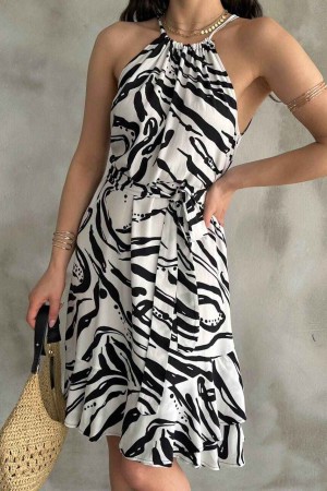 225729 patterned DRESS