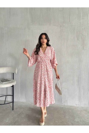 225740 TOPTAN DESENLİ ELBİSE