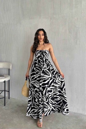 225749 patterned DRESS