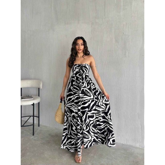 225749 patterned DRESS