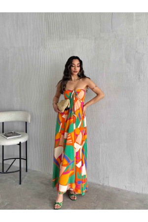 225753 patterned DRESS