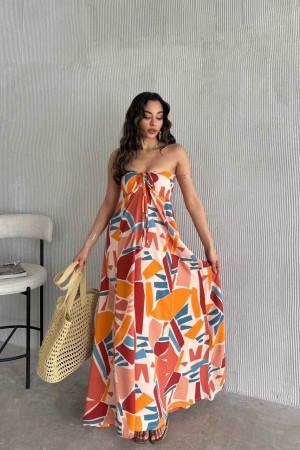 225758 patterned DRESS