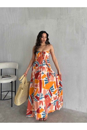 225758 patterned DRESS