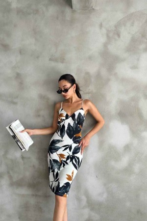 225761 patterned DRESS