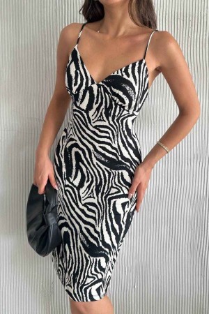 225764 patterned DRESS