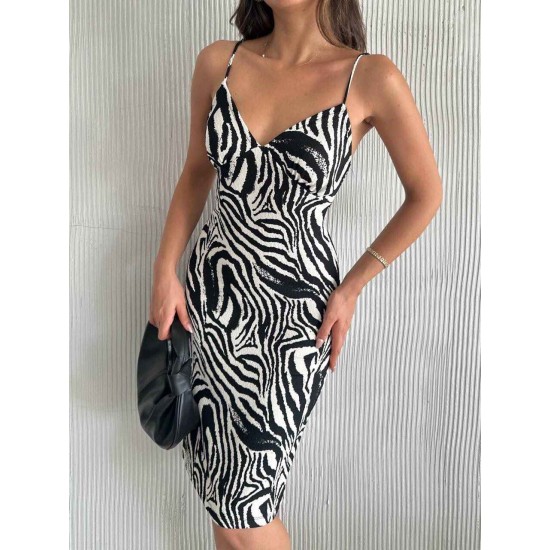 225764 patterned DRESS