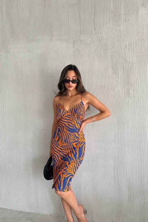 225767 patterned DRESS