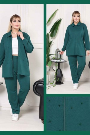 225801 ZÜMRÜT YEŞİL EŞOFMAN TAKIM