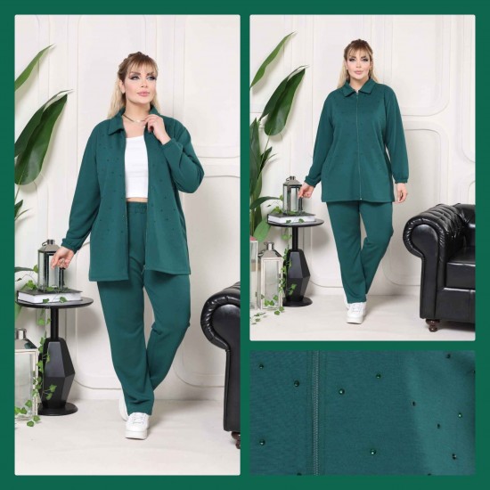 225801 ZÜMRÜT YEŞİL EŞOFMAN TAKIM