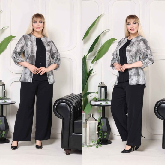 225804 SİYAH PANTOLON TAKIM