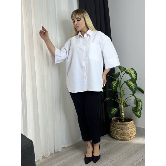 225811 белый РУБАШКА