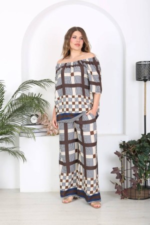 225820 DESENLİ PANTOLON TAKIM