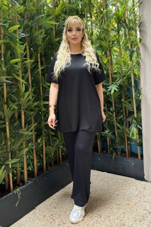 225844 SİYAH PANTOLON TAKIM