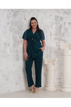 225870 ZÜMRÜT YEŞİL PANTOLON TAKIM