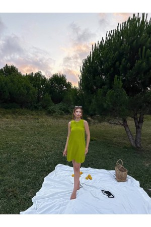 225886 YEŞİL ELBİSE