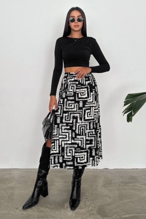 225890 DESENLİ ETEK