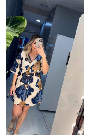 225917 DESENLİ ELBİSE