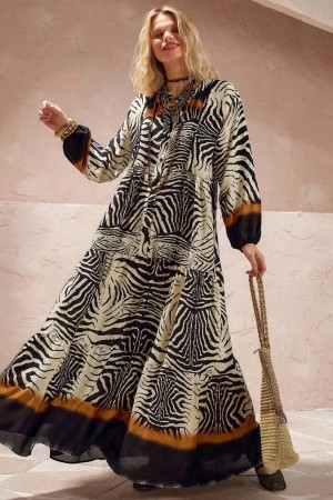 225921 DESENLİ ELBİSE