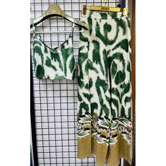 225931 узорчатый Брюки