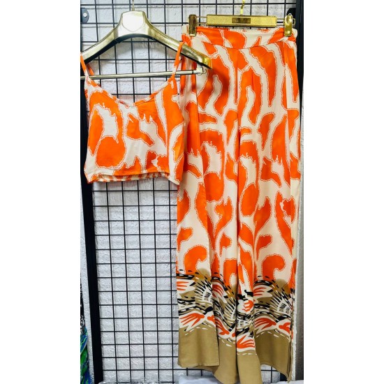 225932 узорчатый Брюки