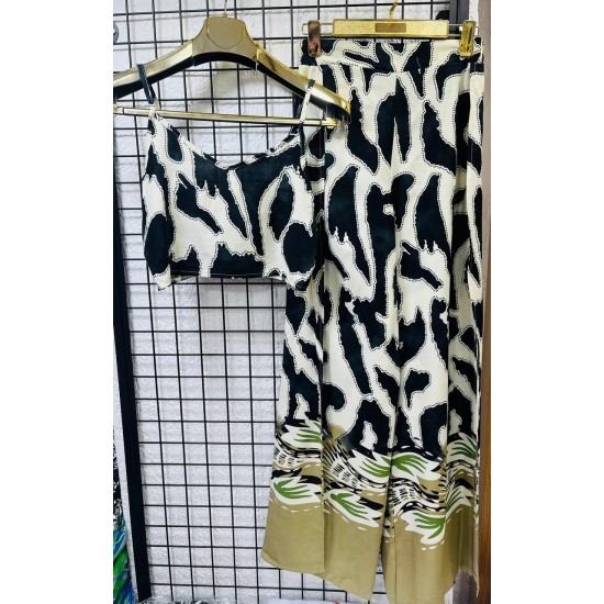 225933 узорчатый Брюки