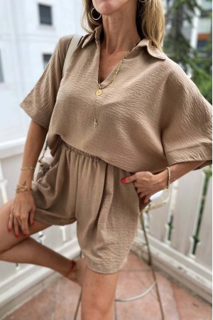 225936 BEJ ŞORT TAKIM