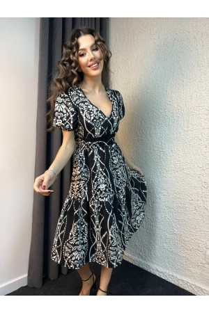 225939 DESENLİ ELBİSE