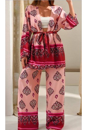 225947 DESENLİ PANTOLON TAKIM