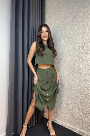 225957 HAKİ ETEK TAKIM