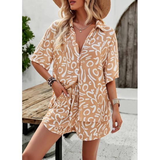 225964 узорчатый Шорты костюма