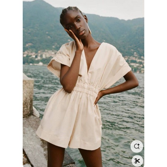 225965 экрю КОМБИНЕЗОН