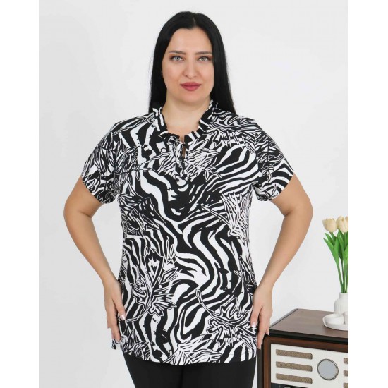 225990 DESENLİ BLUZ