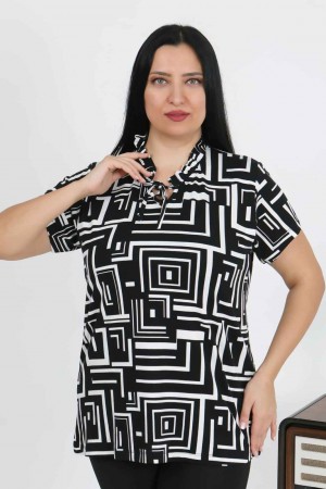 225991 DESENLİ BLUZ