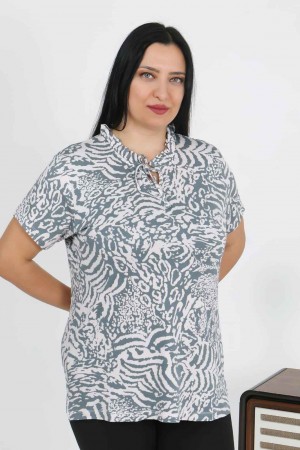 225993 DESENLİ BLUZ