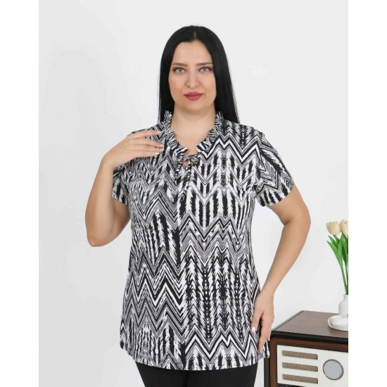 225994 DESENLİ BLUZ