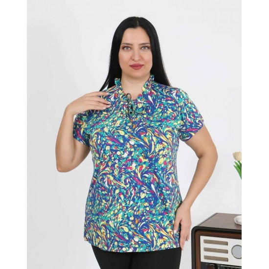 225995 DESENLİ BLUZ