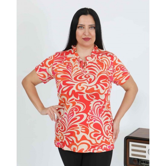 225996 DESENLİ BLUZ