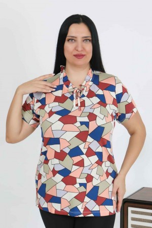 225998 DESENLİ BLUZ