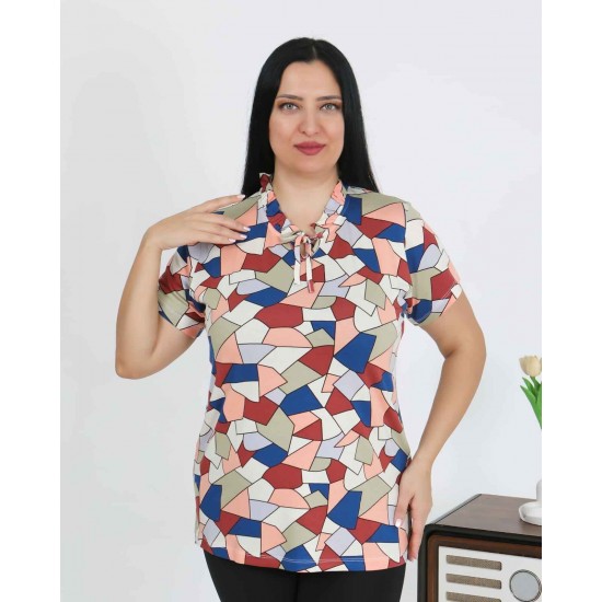 225998 DESENLİ BLUZ