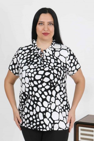 225999 DESENLİ BLUZ