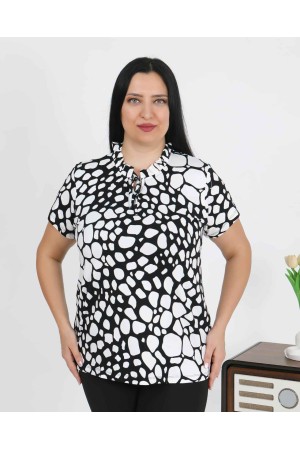 225999 DESENLİ BLUZ