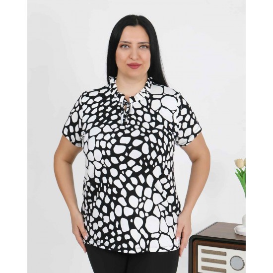 225999 DESENLİ BLUZ