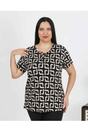 226005 DESENLİ BLUZ