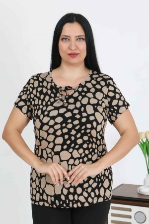 226009 DESENLİ BLUZ