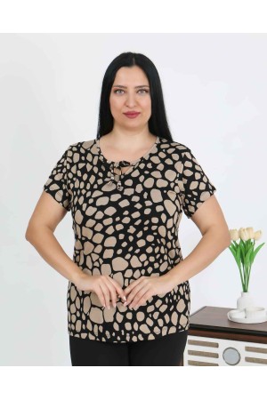 226009 DESENLİ BLUZ