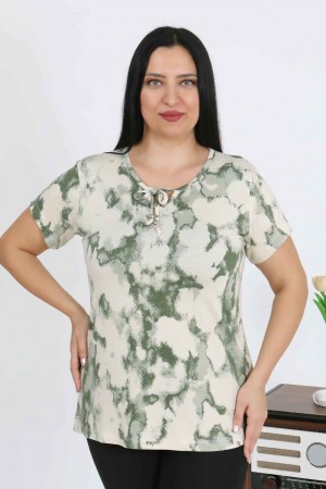 226015 DESENLİ BLUZ