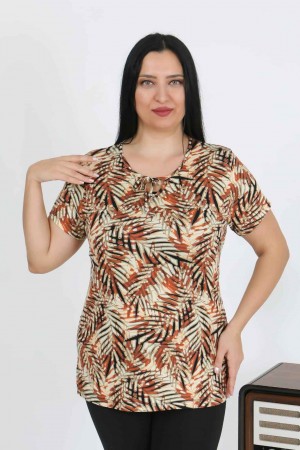 226016 DESENLİ BLUZ