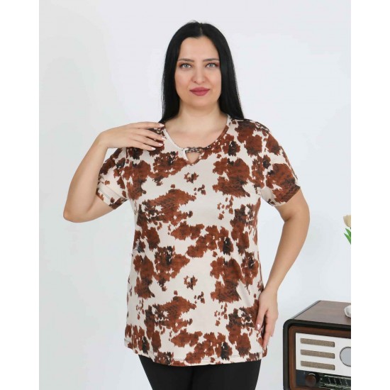 226026 DESENLİ BLUZ