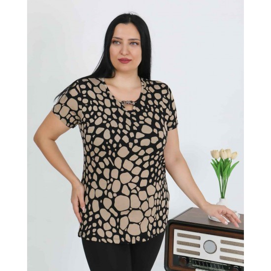 226027 DESENLİ BLUZ