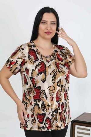 226030 DESENLİ BLUZ